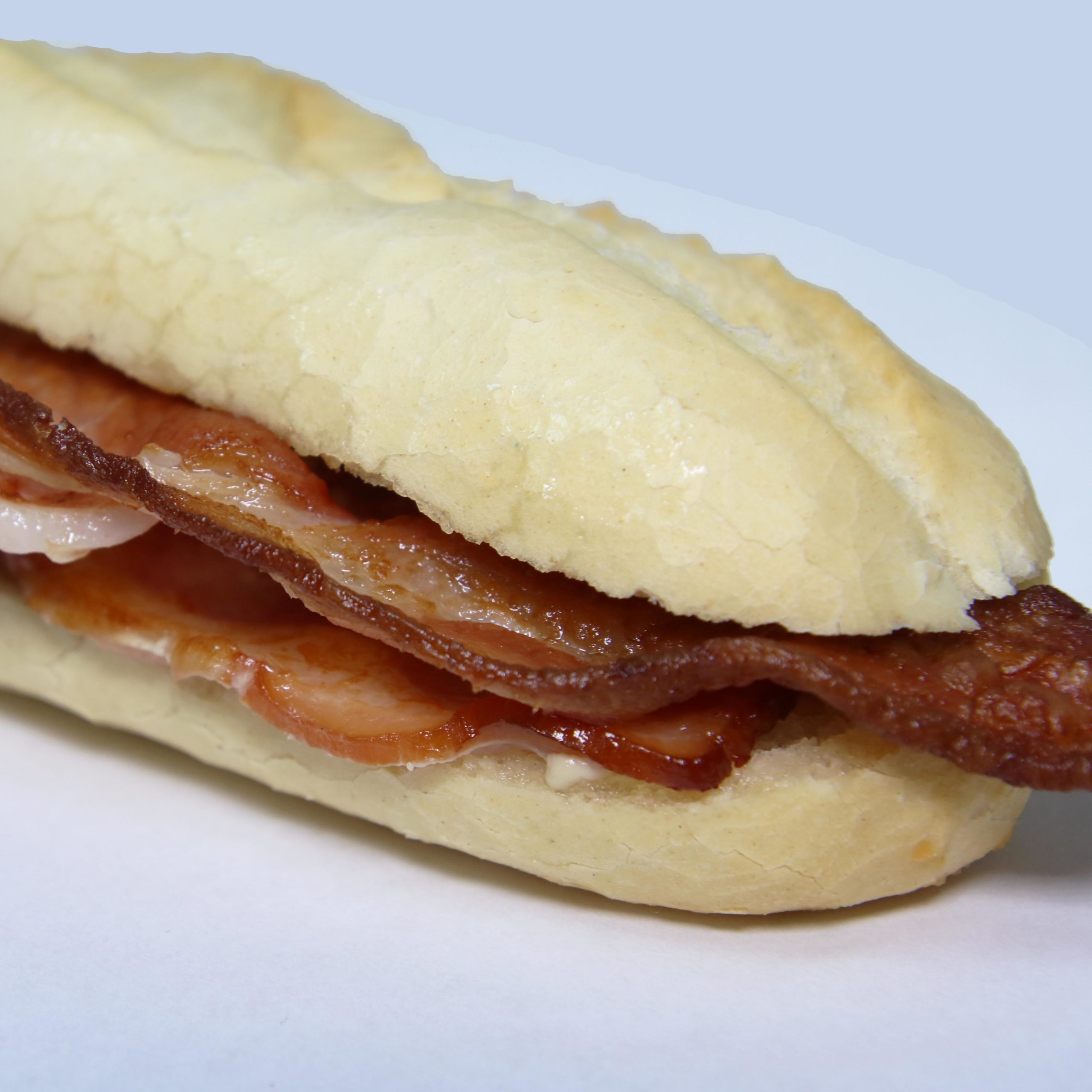 Bacon Baguette Porterford Butchers Greater London