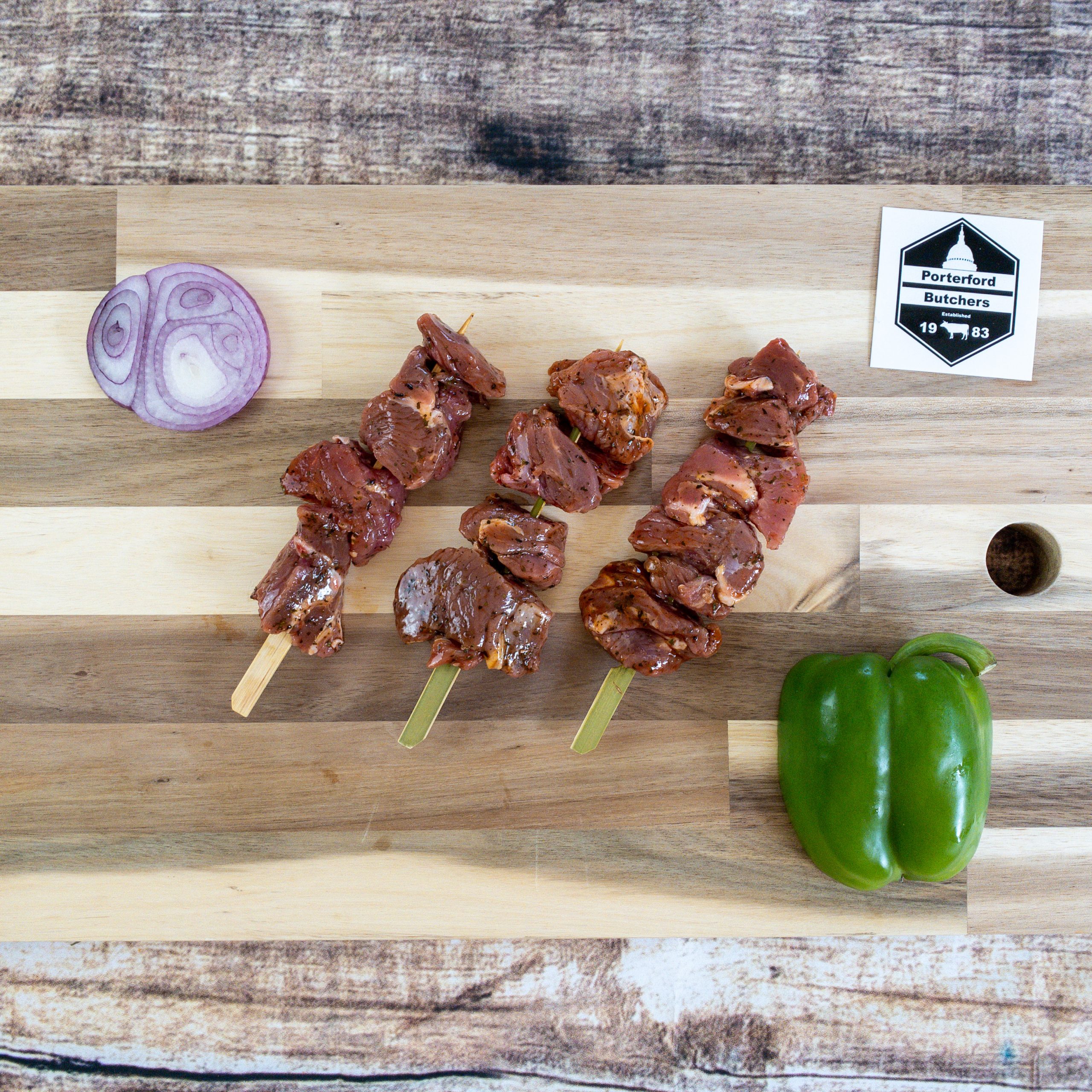 Minted Lamb Skewers (Pack of 3) Porterford Butchers Greater London